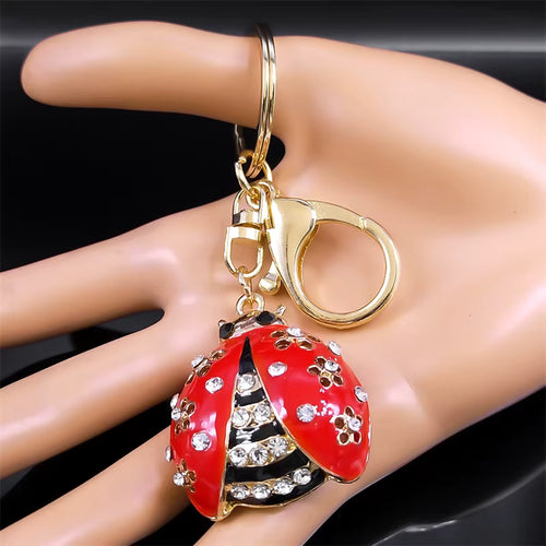 Lady Bug Key & Bag Charm