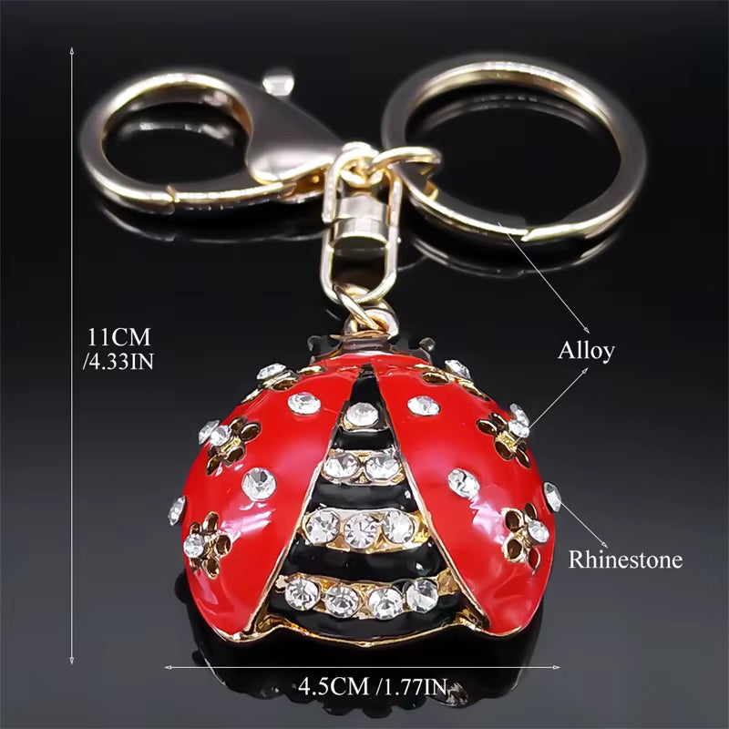 Lady Bug Key & Bag Charm