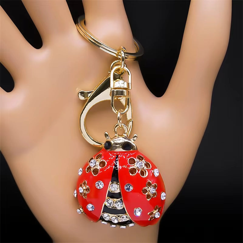 Lady Bug Key & Bag Charm