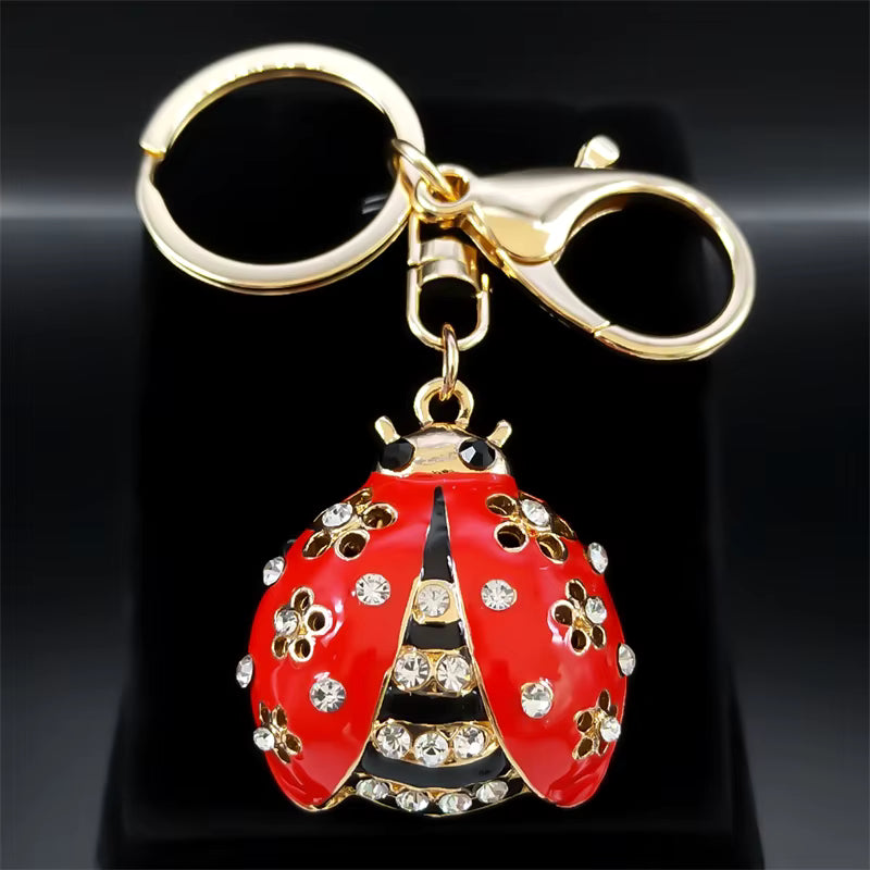 Lady Bug Key & Bag Charm